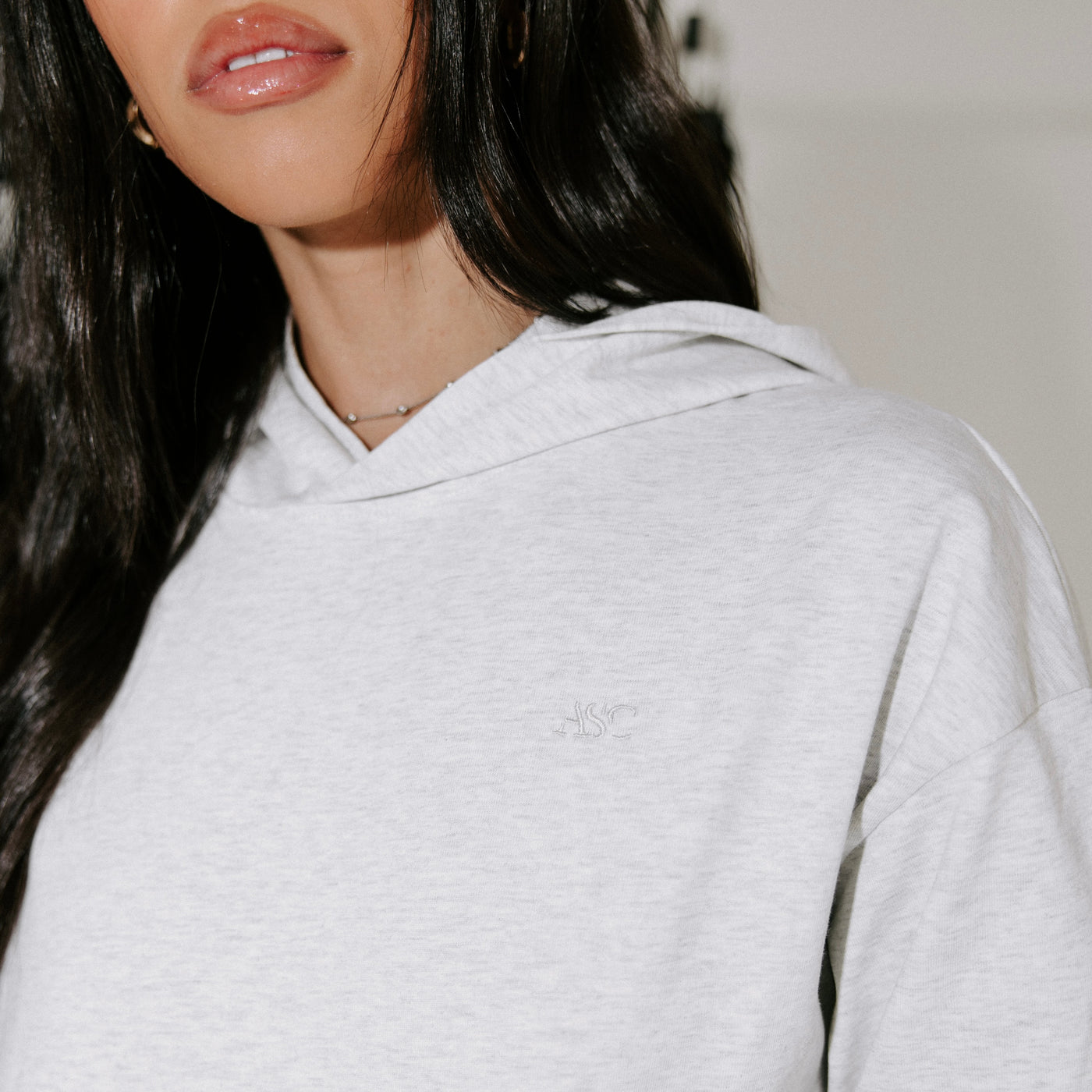 She's So Comfy Hoodie- Grey