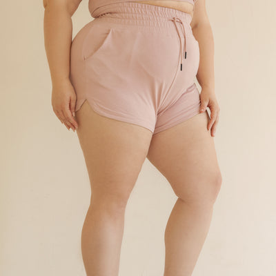 Malibu Highwaist Shorts -Mauve