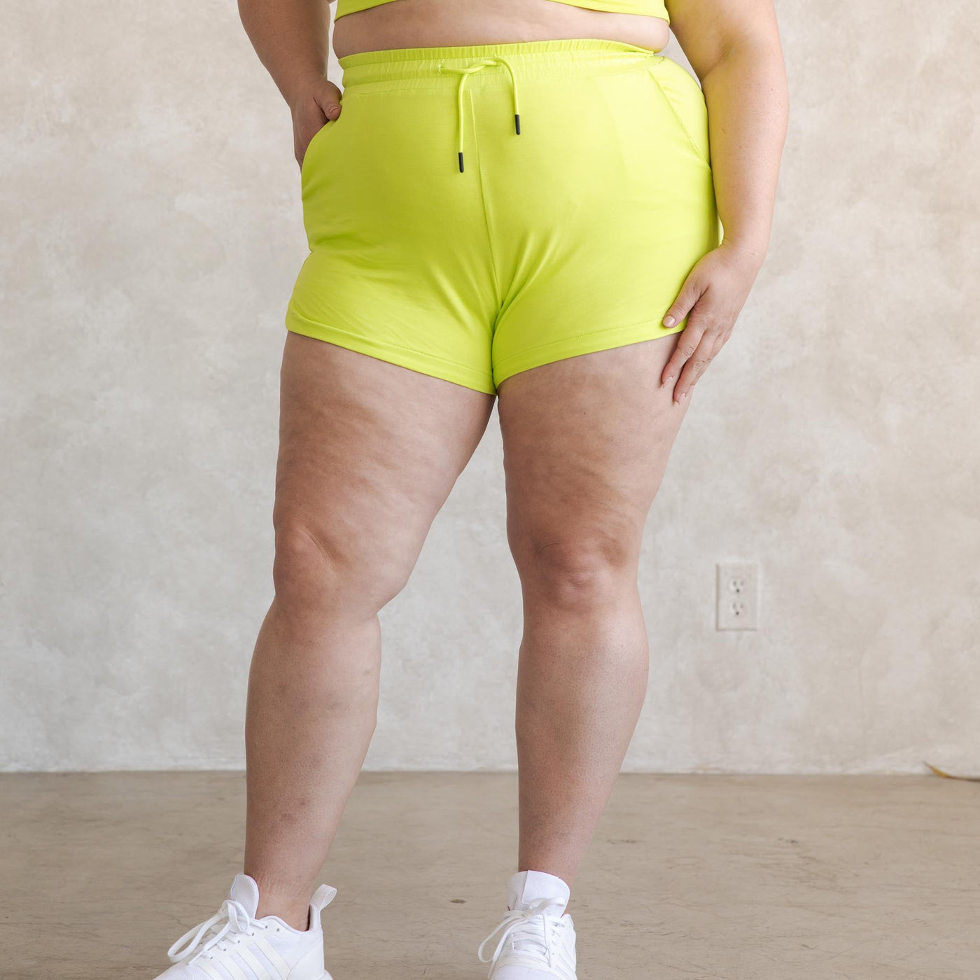 Malibu Shorts- Neon Lime