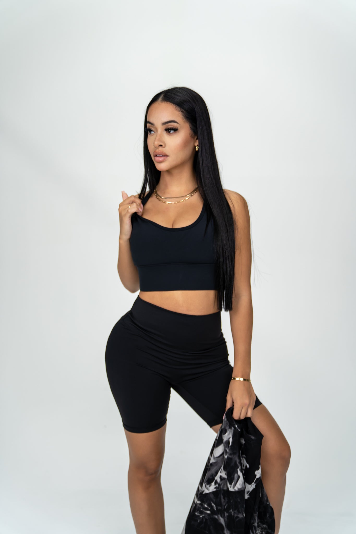 She's So Luxe Sports Bra- Black – Ashley Snell Collection